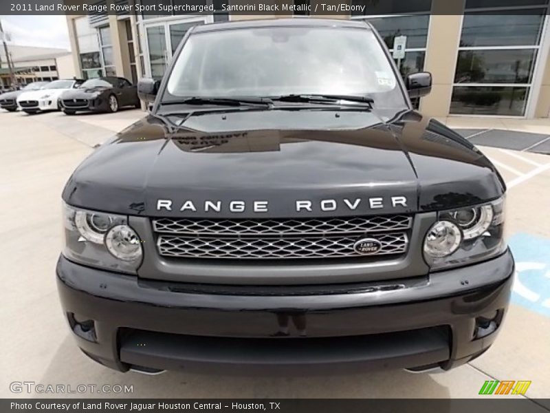 Santorini Black Metallic / Tan/Ebony 2011 Land Rover Range Rover Sport Supercharged