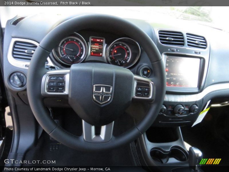 Pitch Black / Black 2014 Dodge Journey Crossroad