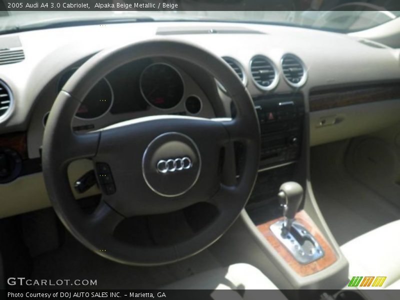 Alpaka Beige Metallic / Beige 2005 Audi A4 3.0 Cabriolet