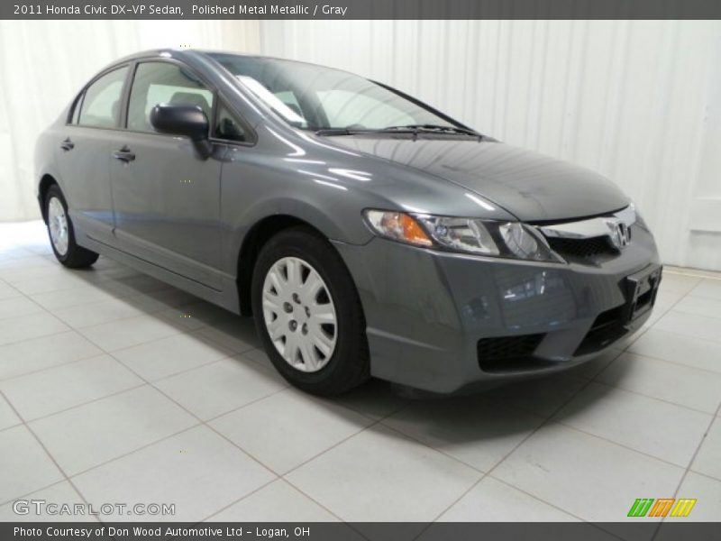 Polished Metal Metallic / Gray 2011 Honda Civic DX-VP Sedan