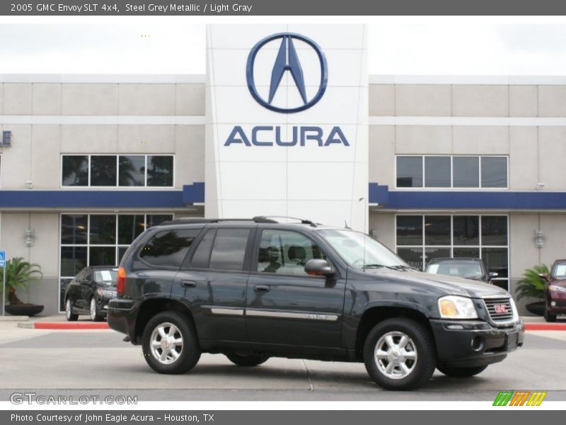 Steel Grey Metallic / Light Gray 2005 GMC Envoy SLT 4x4