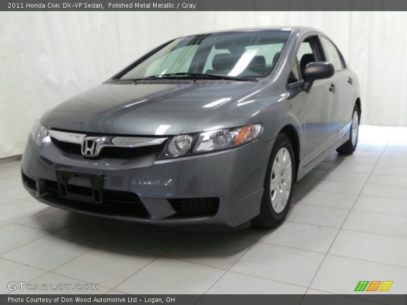 Polished Metal Metallic / Gray 2011 Honda Civic DX-VP Sedan