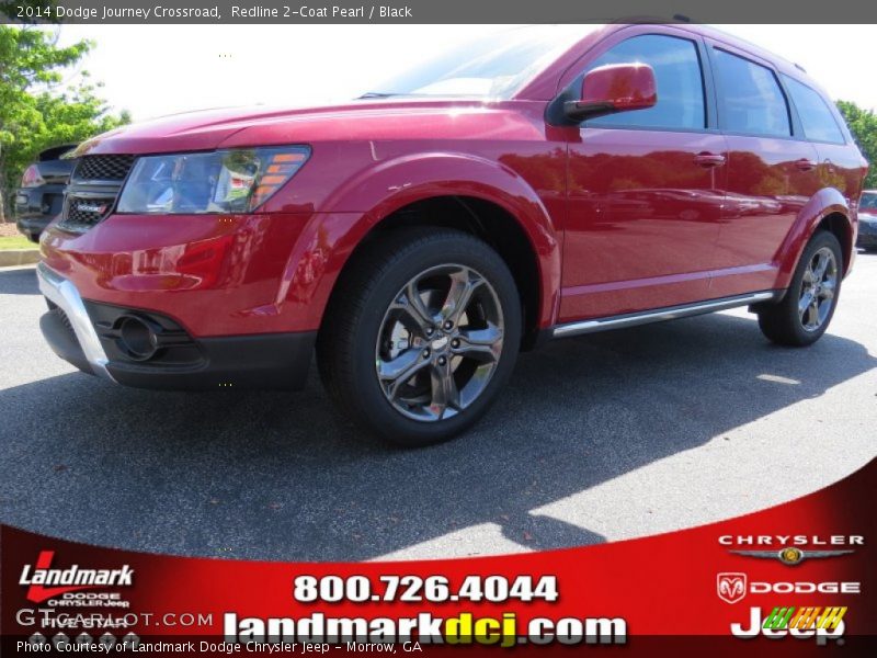 Redline 2-Coat Pearl / Black 2014 Dodge Journey Crossroad