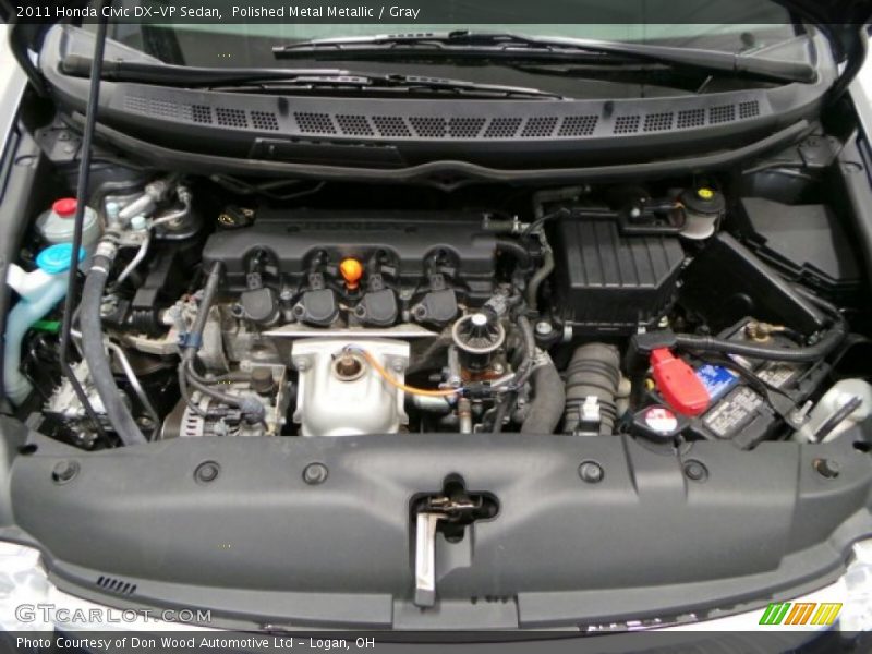 Polished Metal Metallic / Gray 2011 Honda Civic DX-VP Sedan