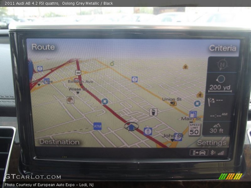 Oolong Grey Metallic / Black 2011 Audi A8 4.2 FSI quattro