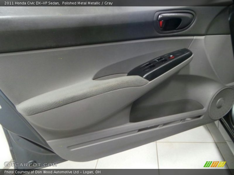 Polished Metal Metallic / Gray 2011 Honda Civic DX-VP Sedan