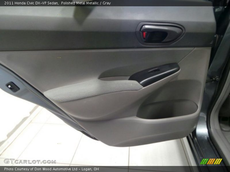 Polished Metal Metallic / Gray 2011 Honda Civic DX-VP Sedan