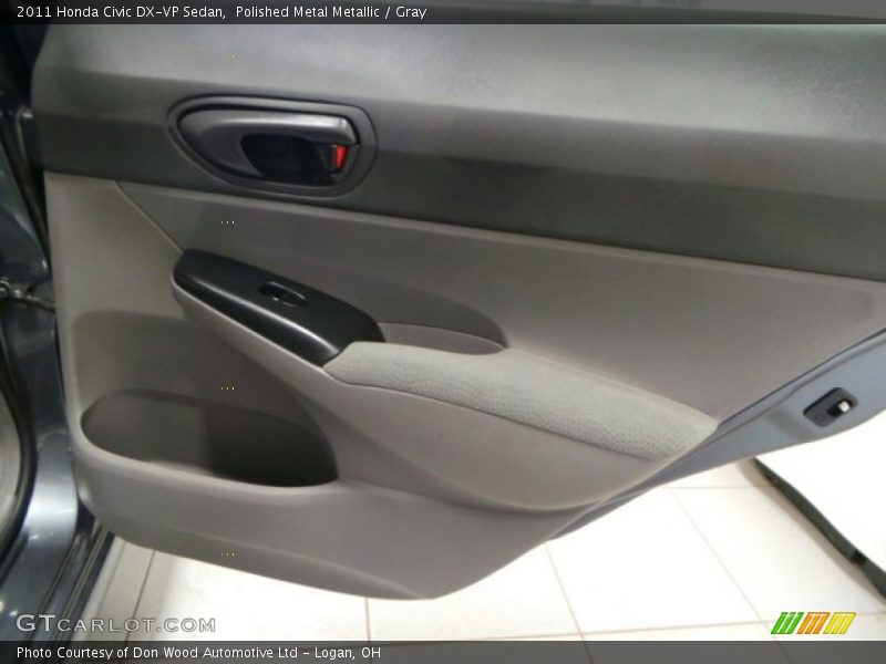 Polished Metal Metallic / Gray 2011 Honda Civic DX-VP Sedan