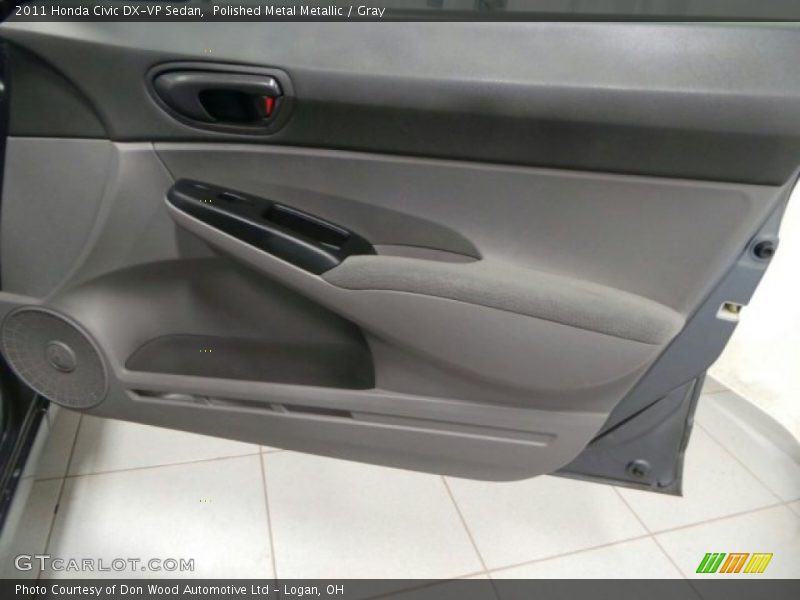 Polished Metal Metallic / Gray 2011 Honda Civic DX-VP Sedan