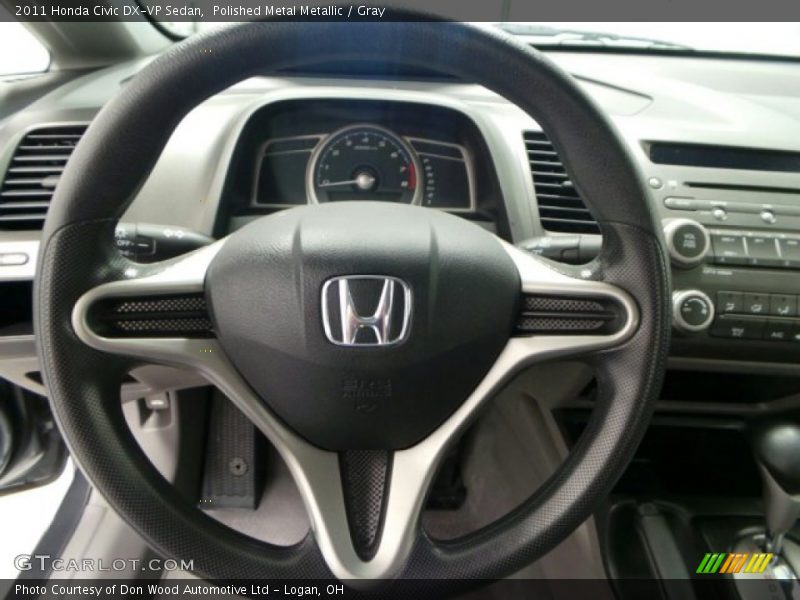 Polished Metal Metallic / Gray 2011 Honda Civic DX-VP Sedan