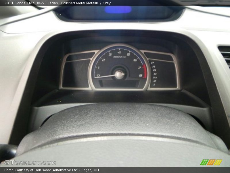 Polished Metal Metallic / Gray 2011 Honda Civic DX-VP Sedan