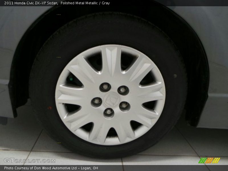 Polished Metal Metallic / Gray 2011 Honda Civic DX-VP Sedan