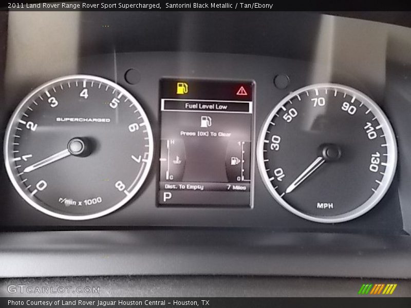 Santorini Black Metallic / Tan/Ebony 2011 Land Rover Range Rover Sport Supercharged