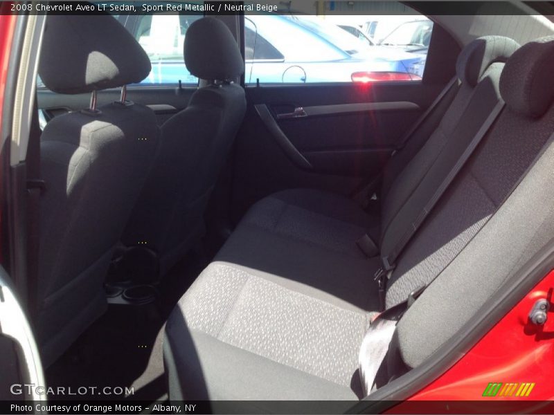 Sport Red Metallic / Neutral Beige 2008 Chevrolet Aveo LT Sedan