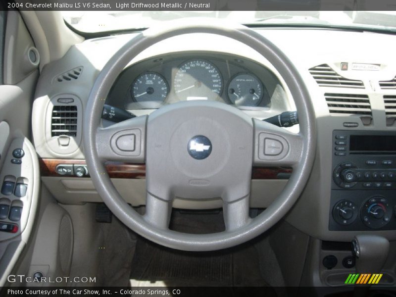 Light Driftwood Metallic / Neutral 2004 Chevrolet Malibu LS V6 Sedan