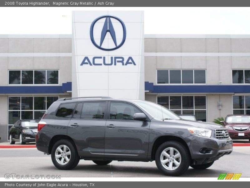 Magnetic Gray Metallic / Ash Gray 2008 Toyota Highlander