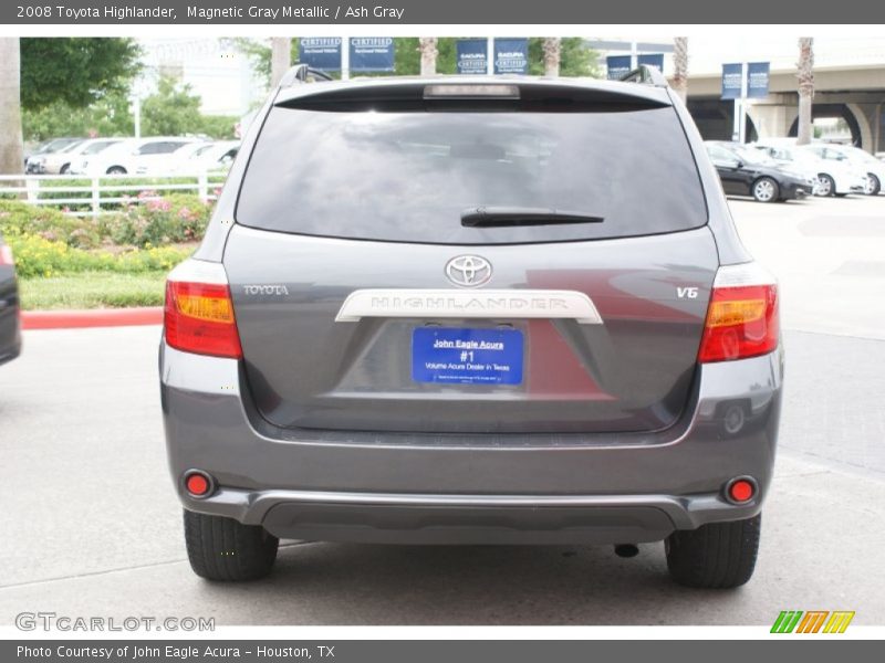Magnetic Gray Metallic / Ash Gray 2008 Toyota Highlander