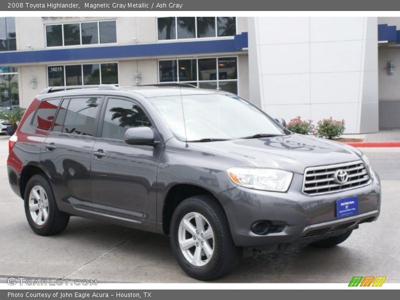 Magnetic Gray Metallic / Ash Gray 2008 Toyota Highlander