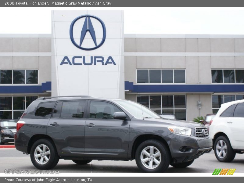 Magnetic Gray Metallic / Ash Gray 2008 Toyota Highlander