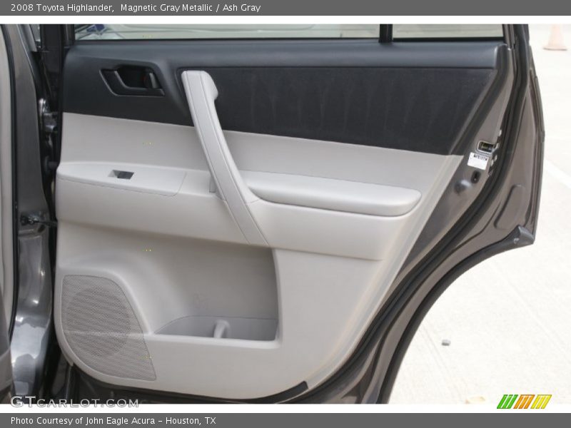 Magnetic Gray Metallic / Ash Gray 2008 Toyota Highlander