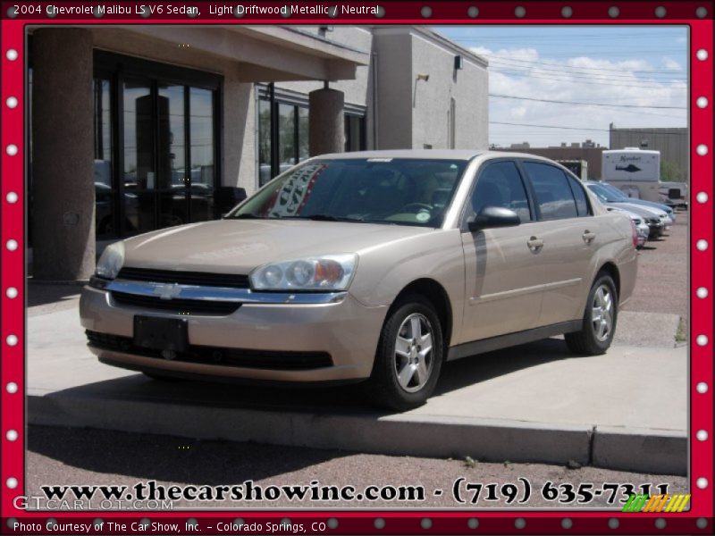 Light Driftwood Metallic / Neutral 2004 Chevrolet Malibu LS V6 Sedan