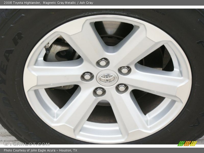 Magnetic Gray Metallic / Ash Gray 2008 Toyota Highlander