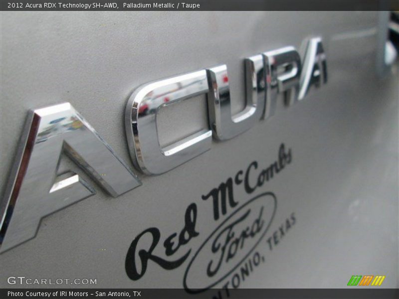 Palladium Metallic / Taupe 2012 Acura RDX Technology SH-AWD