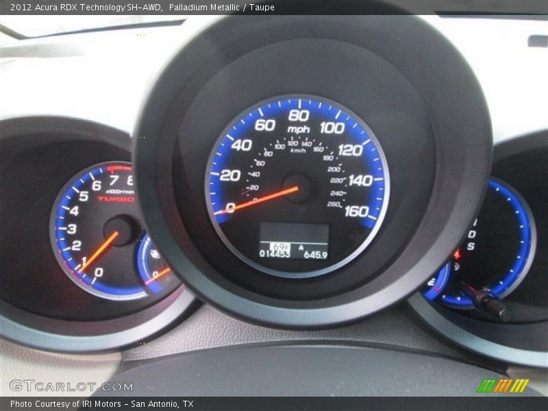 Palladium Metallic / Taupe 2012 Acura RDX Technology SH-AWD