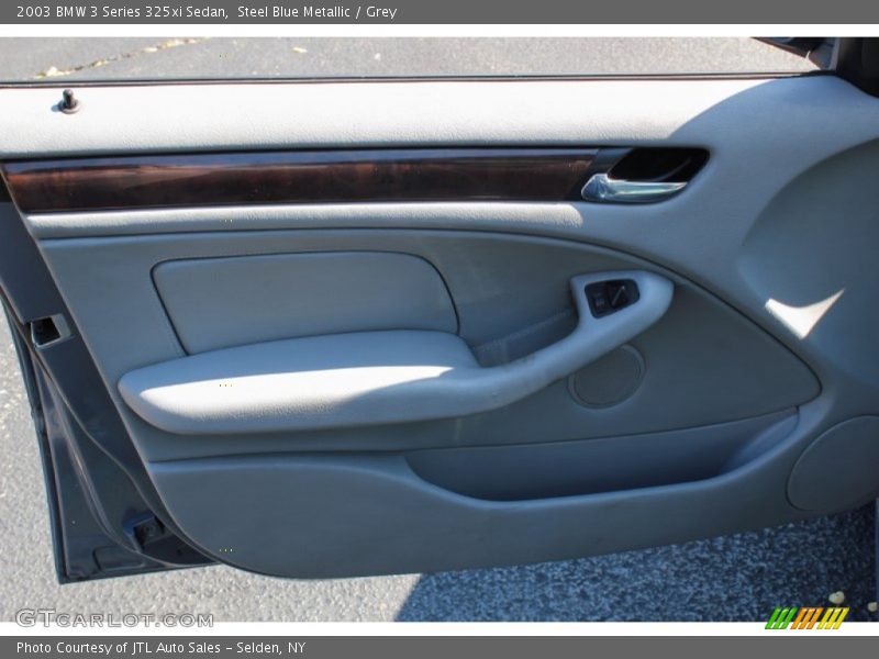 Steel Blue Metallic / Grey 2003 BMW 3 Series 325xi Sedan