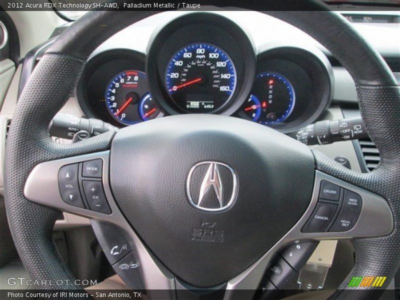 Palladium Metallic / Taupe 2012 Acura RDX Technology SH-AWD