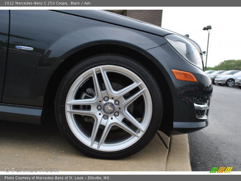 Black / Ash 2012 Mercedes-Benz C 250 Coupe