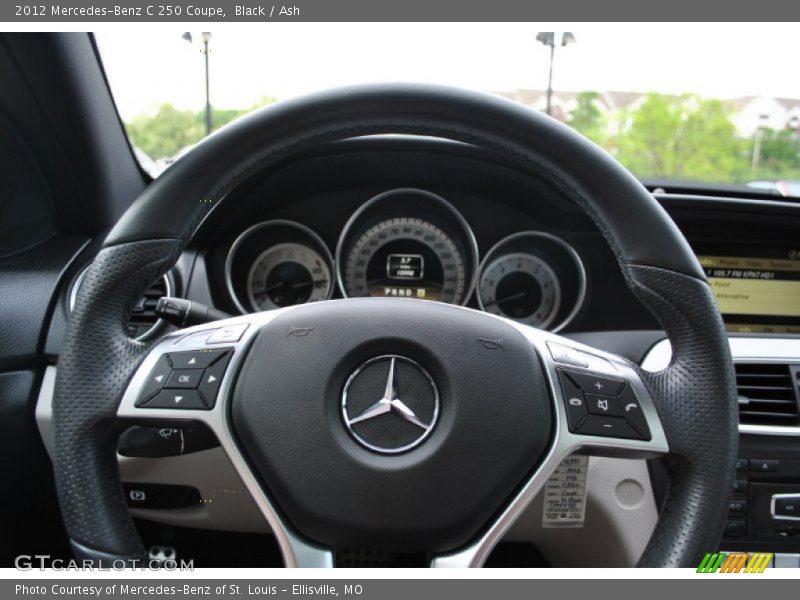 Black / Ash 2012 Mercedes-Benz C 250 Coupe
