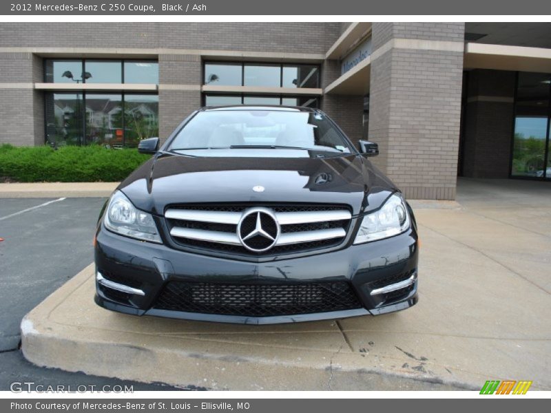 Black / Ash 2012 Mercedes-Benz C 250 Coupe