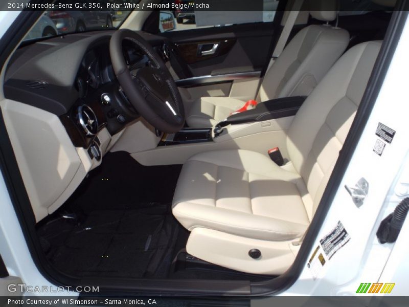 Polar White / Almond Beige/Mocha 2014 Mercedes-Benz GLK 350
