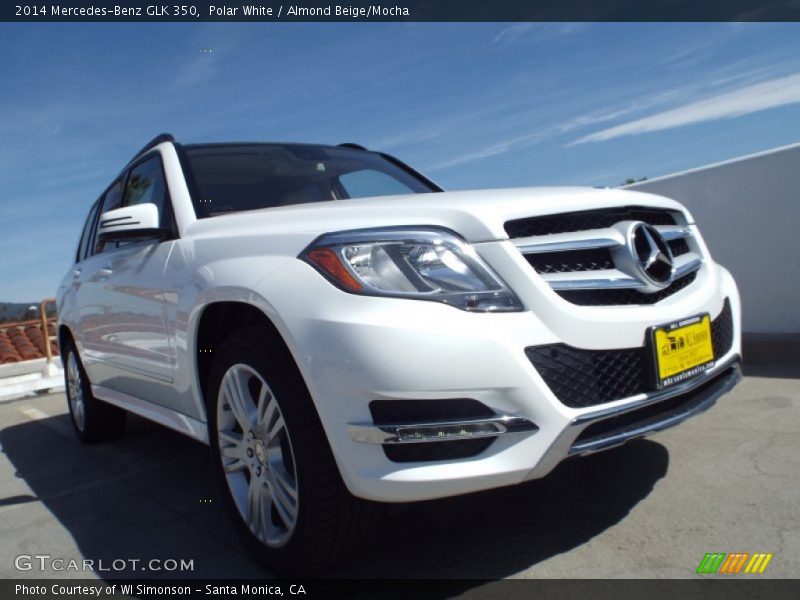 Polar White / Almond Beige/Mocha 2014 Mercedes-Benz GLK 350