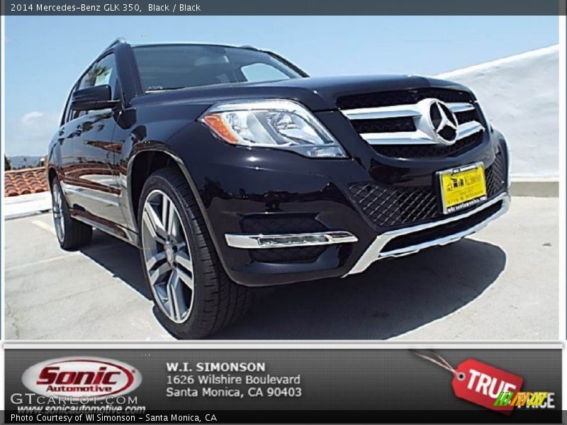 Black / Black 2014 Mercedes-Benz GLK 350