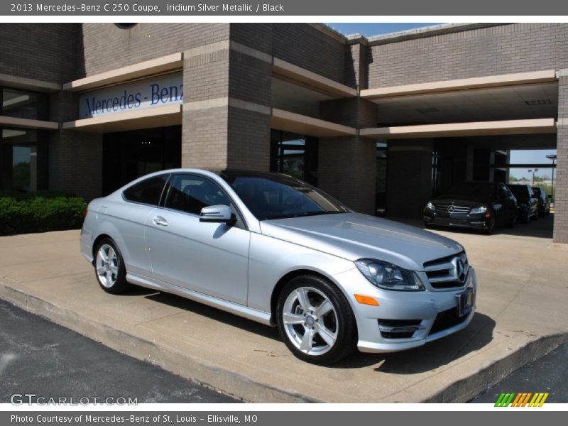 Iridium Silver Metallic / Black 2013 Mercedes-Benz C 250 Coupe