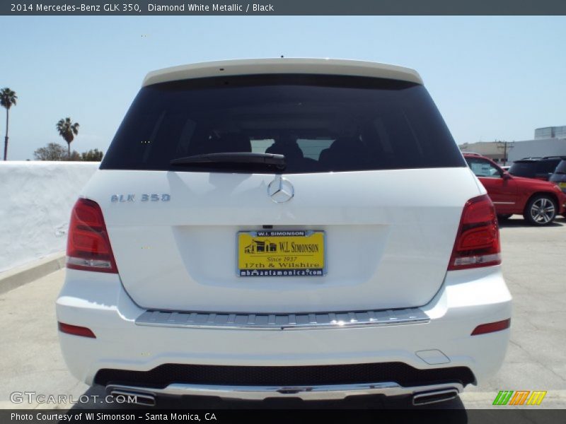 Diamond White Metallic / Black 2014 Mercedes-Benz GLK 350