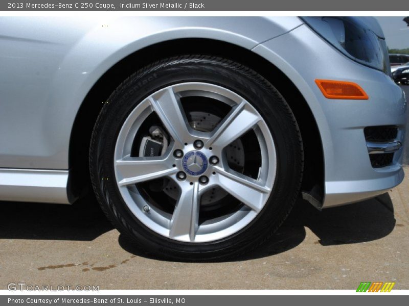 Iridium Silver Metallic / Black 2013 Mercedes-Benz C 250 Coupe