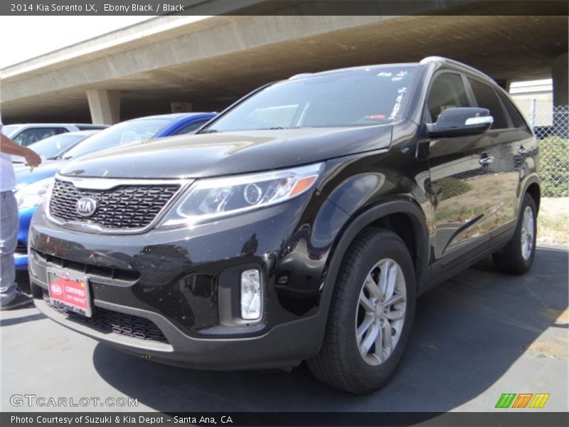 Ebony Black / Black 2014 Kia Sorento LX