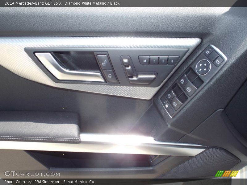 Diamond White Metallic / Black 2014 Mercedes-Benz GLK 350
