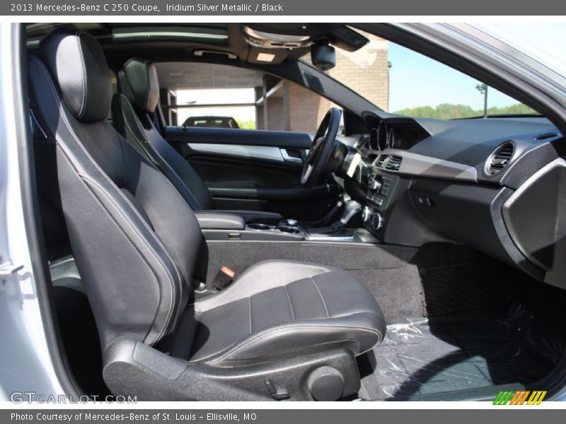 Iridium Silver Metallic / Black 2013 Mercedes-Benz C 250 Coupe