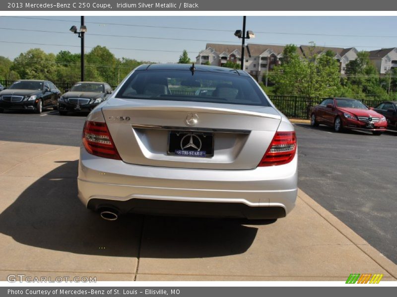 Iridium Silver Metallic / Black 2013 Mercedes-Benz C 250 Coupe