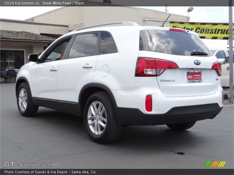 Snow White Pearl / Black 2014 Kia Sorento LX