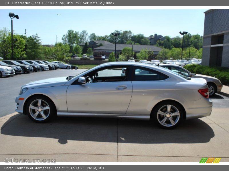 Iridium Silver Metallic / Black 2013 Mercedes-Benz C 250 Coupe