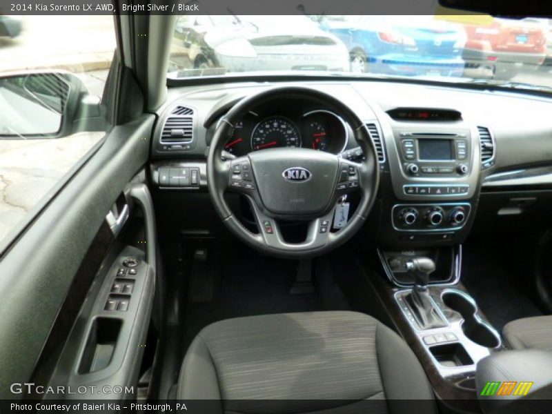 Bright Silver / Black 2014 Kia Sorento LX AWD