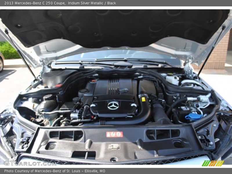 Iridium Silver Metallic / Black 2013 Mercedes-Benz C 250 Coupe