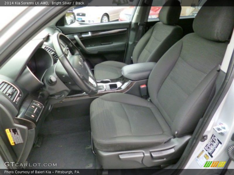 Bright Silver / Black 2014 Kia Sorento LX AWD