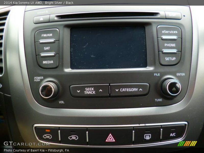 Bright Silver / Black 2014 Kia Sorento LX AWD