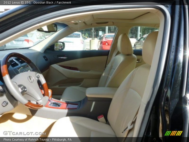 Obsidian Black / Parchment 2012 Lexus ES 350